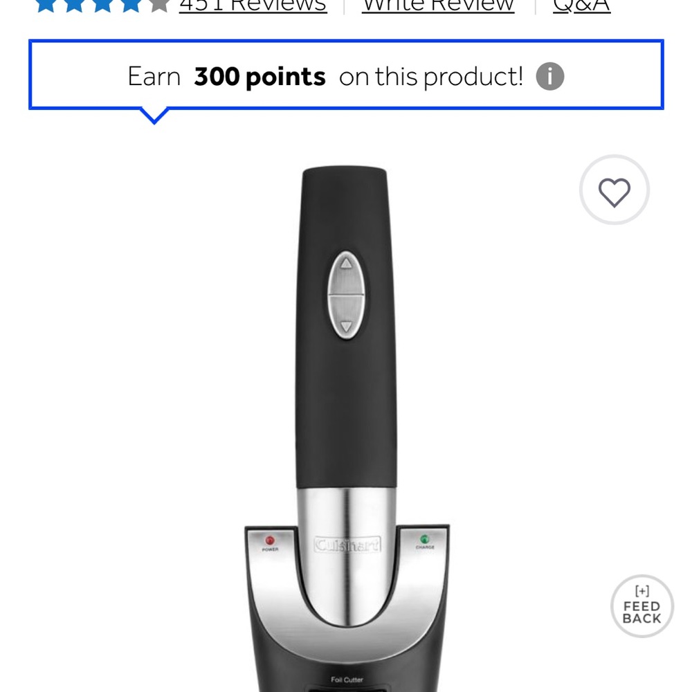 Wine opener Cuisinart - new